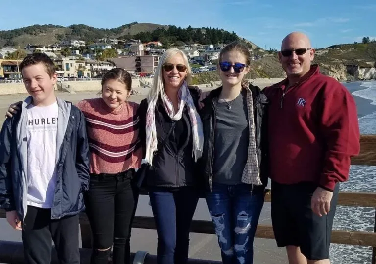 Dr. Brent Wells with his family.